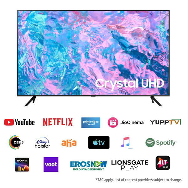 Buy Samsung 50 inch 125 cm 50CU8000 UHD Smart LED TV - Vasanth and Co