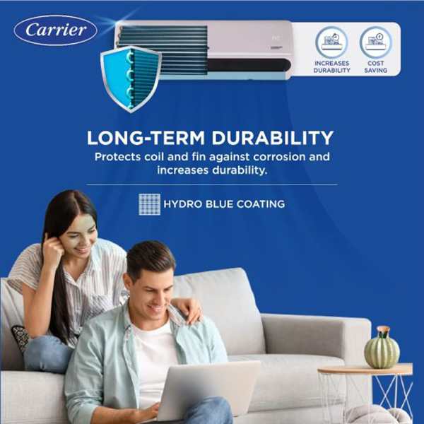 Buy Carrier 1.5 Ton 5 star 18K INDUS DXi Hybridjet Inverter with SE(KW) Display R32 Split Ac - Vasanth & Co