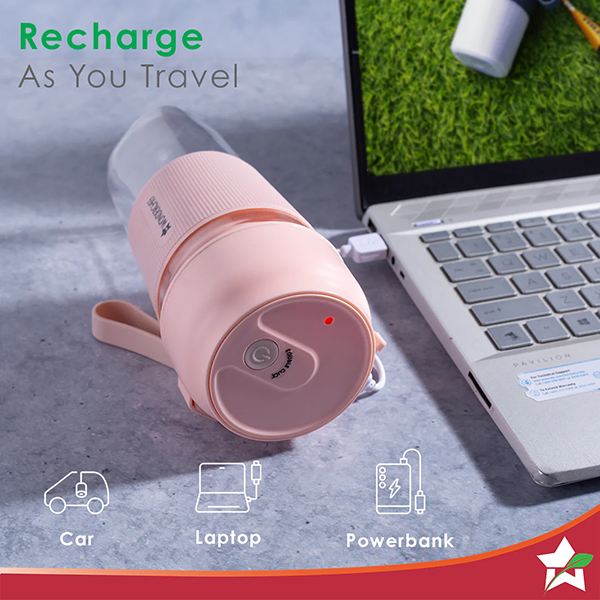 Buy Wonderchef Nutri Cup Portable Pink Blender - Vasanth & Co