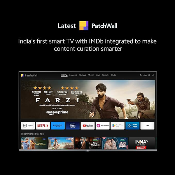 Buy Xiaomi 43 inch 108 cm X Pro Series 4K Ultra HD LED Smart Google TV - Vasanth & Co