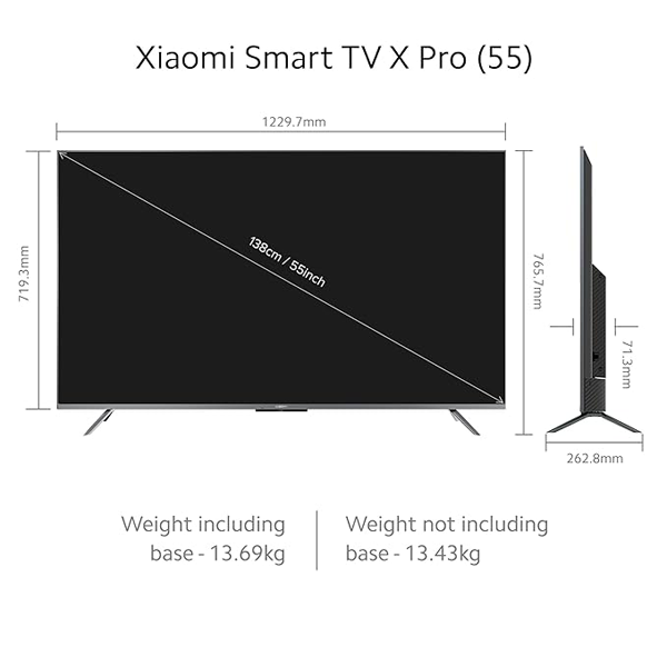 Buy Xiaomi 55 inch 138 cm X Pro Series 4K Ultra HD LED Smart Google TV - Vasanth & Co