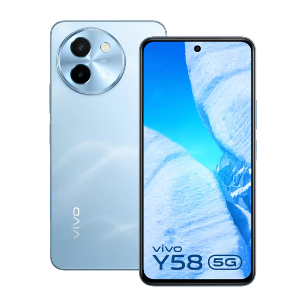 Buy Vivo Y58 5G 8 GB RAM 128 GB Himalayan Blue Mobile - Vasanth And Co