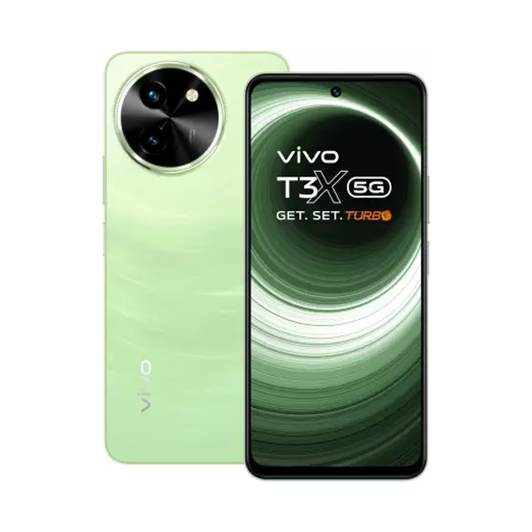 Buy Vivo T3x 5G 6 GB RAM 128 GB Celestial Green Mobile Phone - Vasanth and Co
