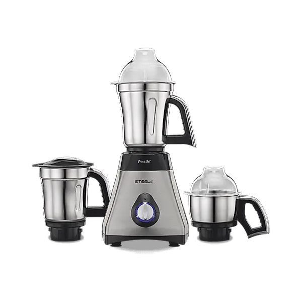 Buy Preethi Steele Mixer Grinder 110V MG-206 550 Watt with 3 Jars at Vasanth and Co.