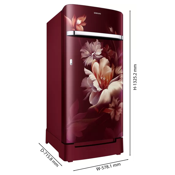 Buy Samsung 189L 5 Star RR21C2H25RZ/HL Inverter Direct-Cool Single Door Refrigerator - Vasanth & Co