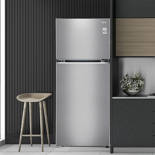 Buy LG 398 L 2 Star GL-S422SPZY Frost-Free Smart Inverter Double Door Refrigerator - Vasanth & Co