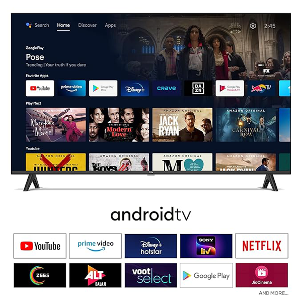 Buy TCL 32 inch 32S5500AF 2K FHD Smart Android TV - Vasanth & Co