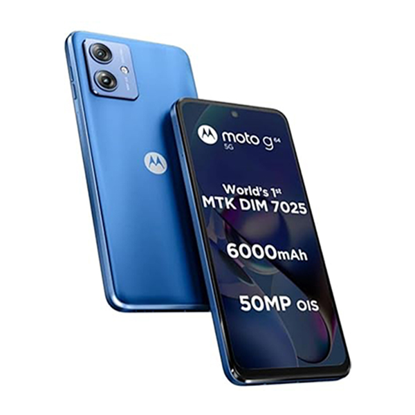 Buy Motorola G64 5G 12 GB RAM 256 GB Pearl Blue Mobile Phone - Vasanth and Co