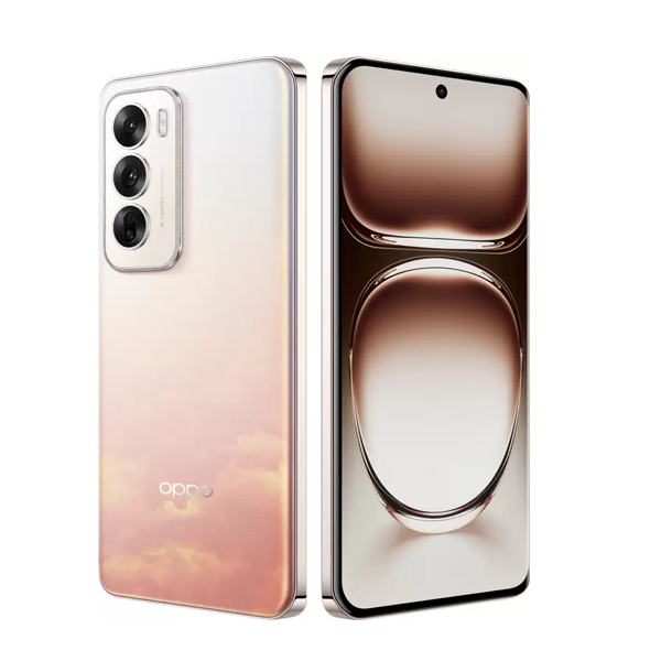 Buy Oppo Reno 12 (8+256 GB) Sunset Peach Mobile - Vasanth & Co