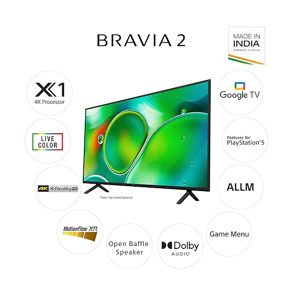 Buy Sony Bravia 2 Series 55 inch 139 cm K-55S25 4K Ultra HD Smart LED Google TV - Vasanth & Co