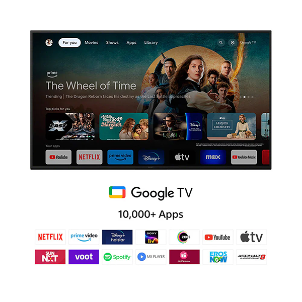 Buy Sony Bravia 2 Series 43 inch 108 cm K-43S20 4K Ultra HD Smart LED Google TV - Vasanth & Co