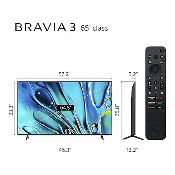 Buy Sony Bravia 3 Series K-65S30 65 inch 164 cm Ultra HD 4K Smart LED TV - Vasanth & Co