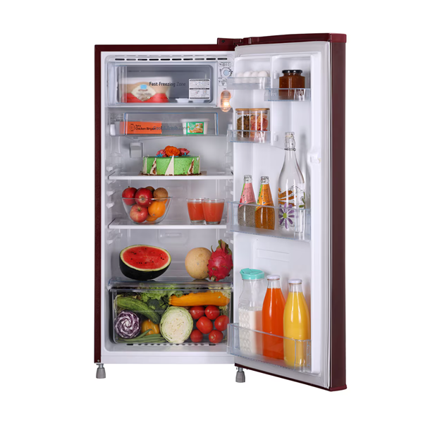 Buy LG 185 L 1 Star GL-B199OSJB Scarlet Jasmine Finish Direct Cool Single Door Refrigerator - Vasanth & Co