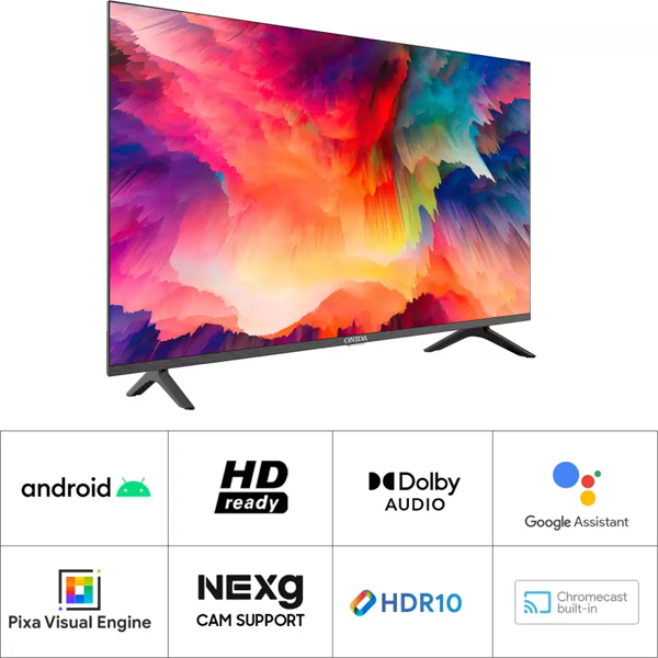 Buy Onida 80.01 cm 32 inch 32HIT HD HDR10 Ready LED Smart Android TV - Vasanth & Co