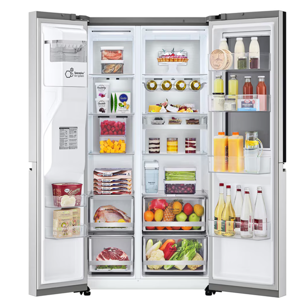 Buy LG 630L 3 Star GL-X257ABS3 Side-by-Side Refrigerator - Vasanth & Co