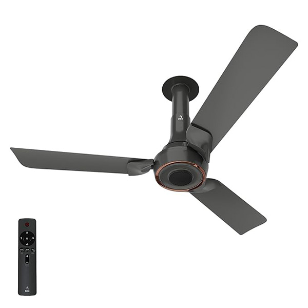 Buy Nex Glyde A70 5 Star 1200mm 3 Blade BLDC Grey Ceiling Fan - Vasanth & Co