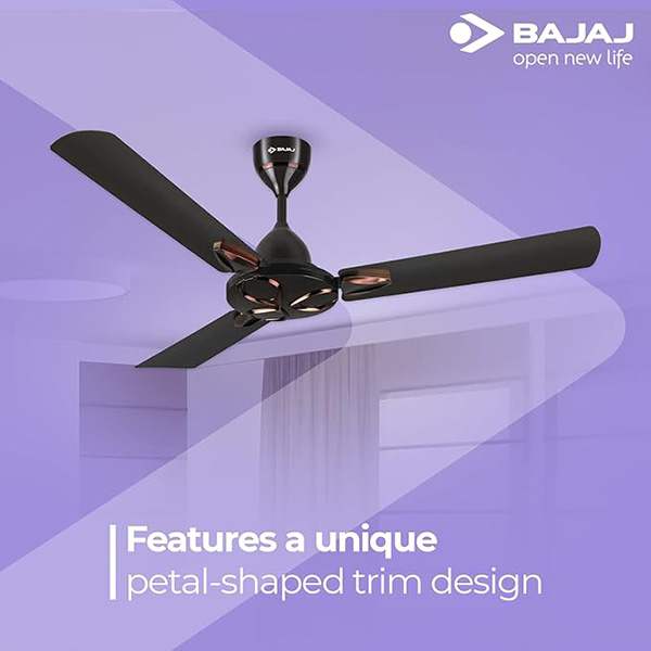 Bajaj Novella EE 1200 mm Elegant Brown Ceiling Fan - Home Appliances