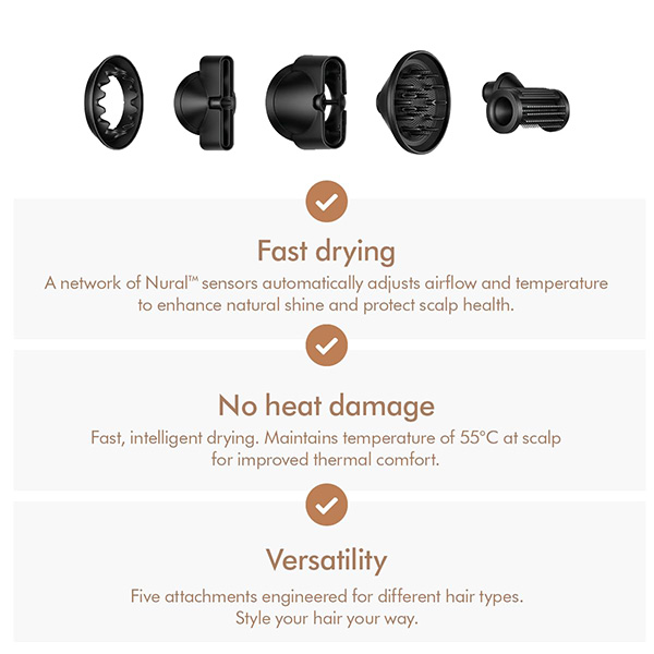 Buy Dyson Supersonic Nural HD16 Vinca blue/Topaz Hair Dryer - Home Appliances