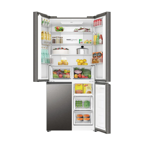 Buy Haier 520 L Lumiere Series HRB-600IS 4 Door Side by Side Refrigerator - Vasanth and Co