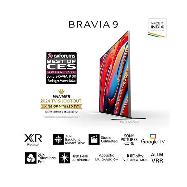 Buy Sony Bravia 9 Series 85 inch 215 cm K-85XR90 4K Ultra HD AI Smart Mini LED Google TV - Vasanth and Co
