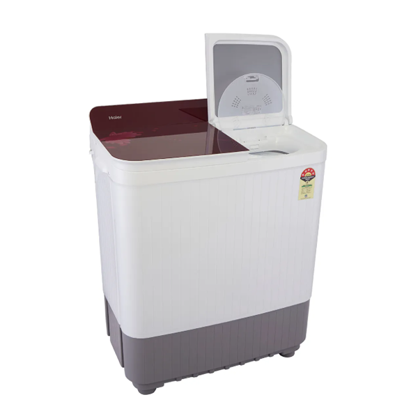 Buy Haier 8 Kg 5 Star HTW80-178 Semi-Automatic Washing Machine With Toughened Glass - Vasanth & Co