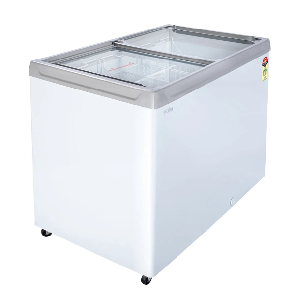 Buy Haier 300 L 5 Star HFC-300GM5 rated flat glass top horizontal freezer - Vasanth & Co