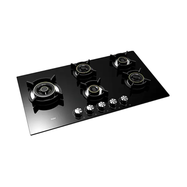 Buy Haier 5 Brass Burner HIC-905FCF-O 90cm Hybrid - Hob Gas Stove - Vasanth & Co