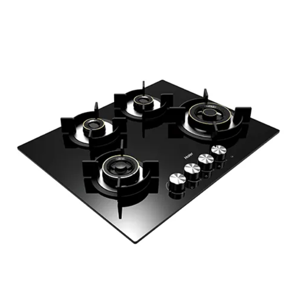 Buy Haier 4 Brass Burner HIC-754FCF-O 75cm Hybrid - Hob Gas Stove - Vasanth & Co