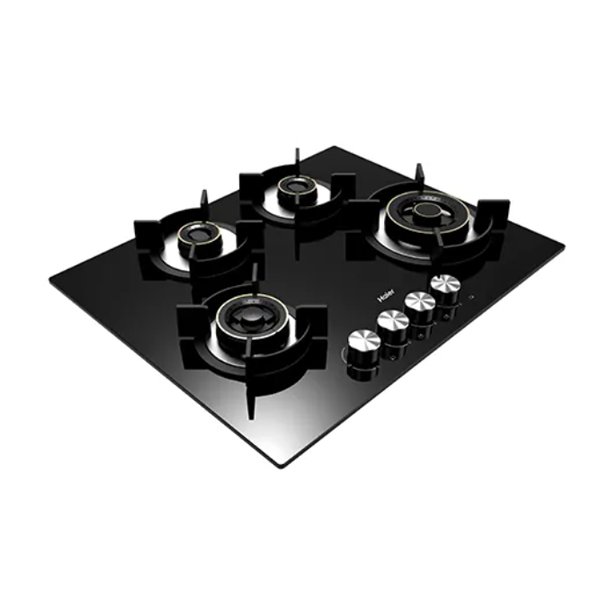 Buy Haier 4 Brass Burner HIC-654FCF-O 65cm Hybrid - Hob Gas Stove - Vasanth & Co