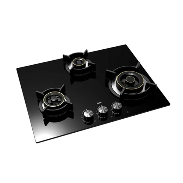 Buy Haier 3 Brass Burner HIC-653FCF-O 65cm Hybrid - Hob Gas Stove - Vasanth & Co