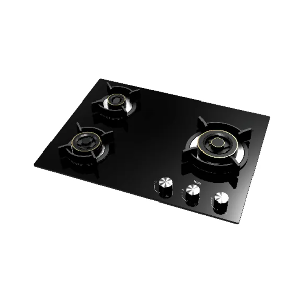 Buy Haier 3 Brass Burner HIC-603FCF-O 60cm Hybrid - Hob Gas Stove - Vasanth & Co