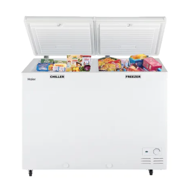 Buy Haier 325 L HFC-325CM5 Combo chest freezer with two separate compartment - Vasanth & Co