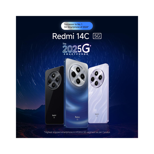 Buy Redmi 14C 5G 6GB+128GB SD Purple Mobile - Vasanth & Co