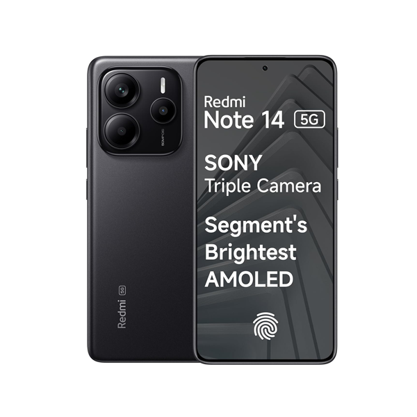 Buy Redmi Note 14 5G 6+128GB Titan Black Mobile - Vasanth & Co