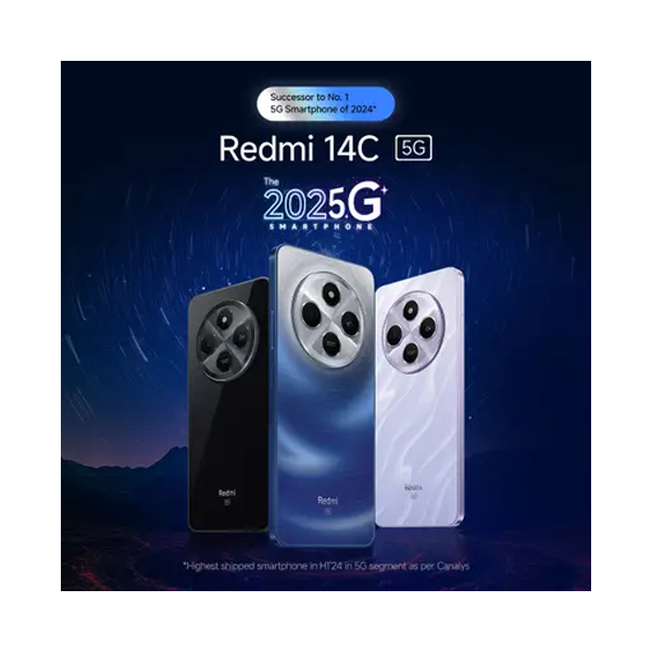 Buy Redmi 14C 5G 6+128GB black Mobile - Vasanth & Co