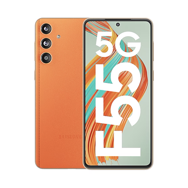 Buy Samsung Galaxy F55 5G (8 GB RAM + 256 GB) Apricot Crush Mobile Phone - Vasanth & Co