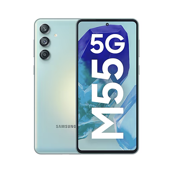 Buy Samsung Galaxy M55 5G (12 GB RAM + 256 GB) Light Green Mobile Phone - Vasanth & Co