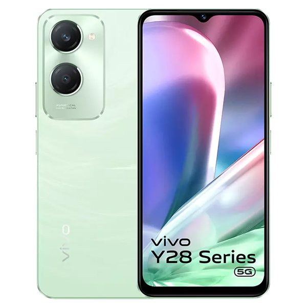 Buy Vivo Y28E 5G 4GB+128GB Breeze Green Without Charger Mobile Phone - Vasanth & Co