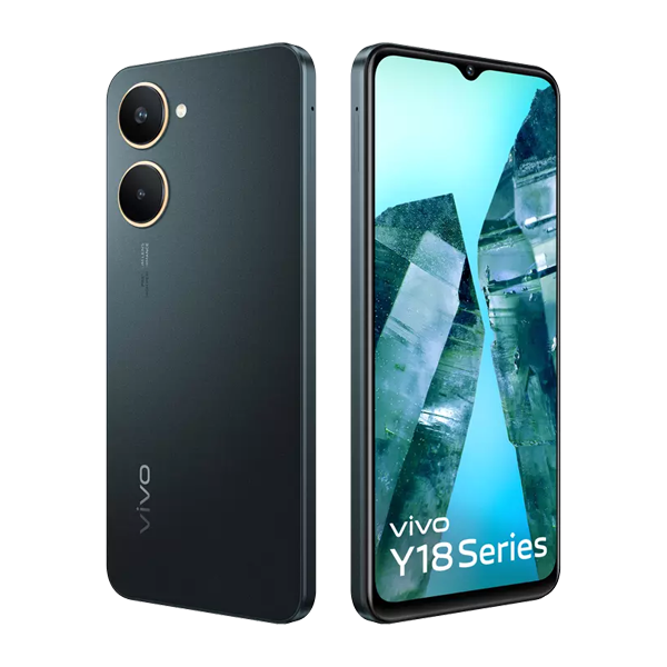 Buy Vivo Y18T 4GB+128GB Space Black Mobile Phone - Vasanth & Co