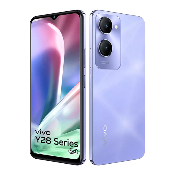 Buy Vivo Y28S 5G 8GB+128GB Twinkling Purple Mobile Phone - Vasanth & Co