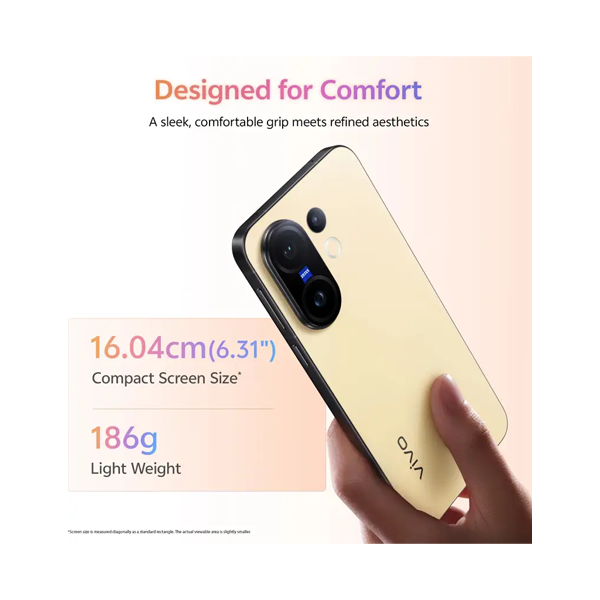 Buy Vivo X200 FE 12GB + 256GB Amber Yellow Mobile Phone - Vasanth & Co