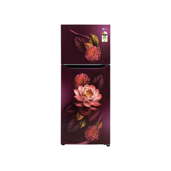 Buy LG 240 L 2 Star GL-S292SRWY Red Water Lily Frost Free Double Door Refrigerator – Vasanth & Co