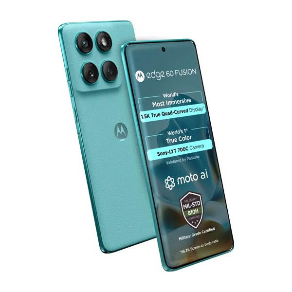 Buy Motorola Edge 60 Fusion 8GB 256GB Amazonite Mobile Phone – Vasanth & Co