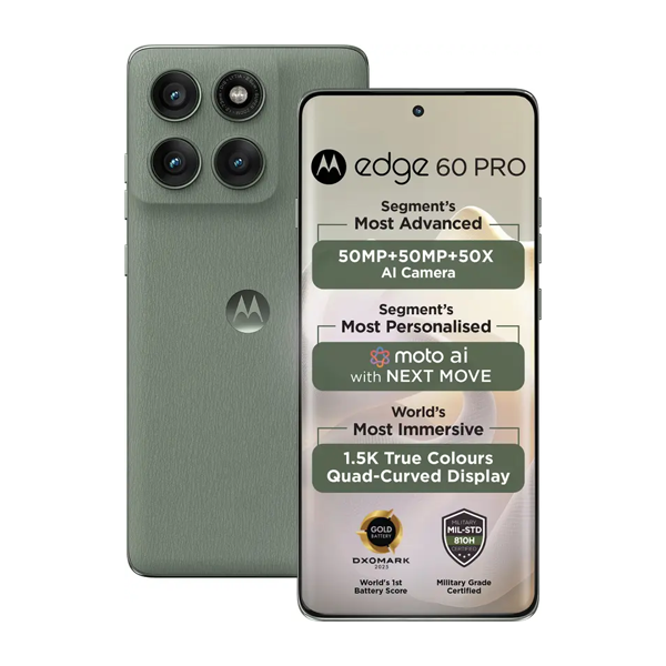 Buy Motorola Edge 60 Pro 8GB 256GB Pantone Shadow Mobile Phone – Vasanth & Co