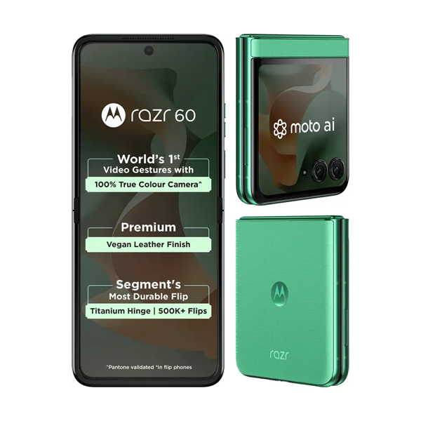 Buy Motorola Razr 60 8GB 256GB Spring Bud Mobile Phone – Vasanth & Co