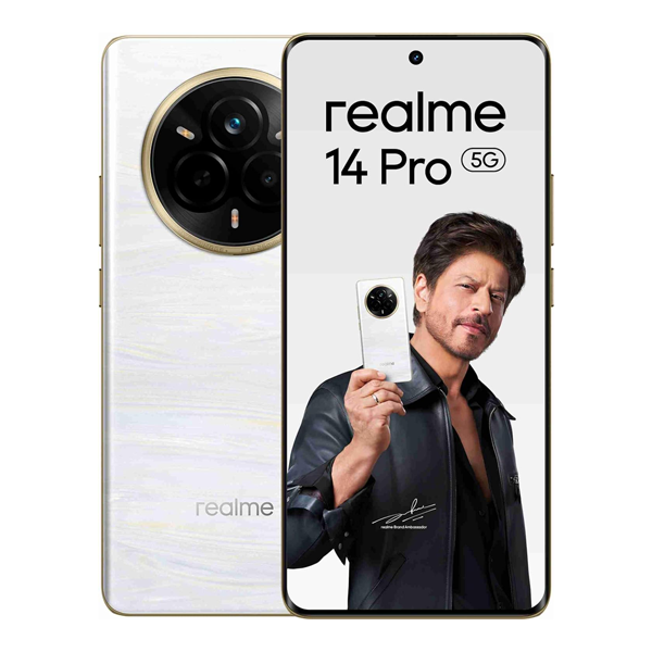 Buy Realme 14 Pro 5G 8GB 256GB Pearl White Mobile Phone – Vasanth & Co