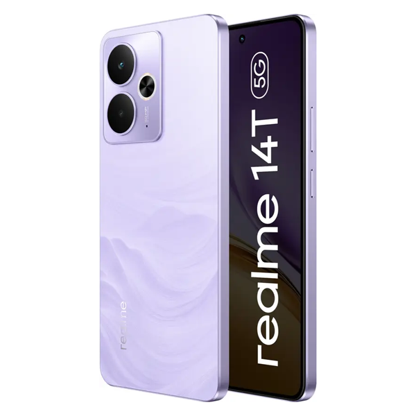 Buy Realme 14T 5G 8GB 128GB Lightning Purple Mobile Phone – Vasanth & Co