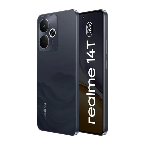 Buy Realme 14T 5G 8GB 128GB Obsidian Black Mobile Phone – Vasanth & Co