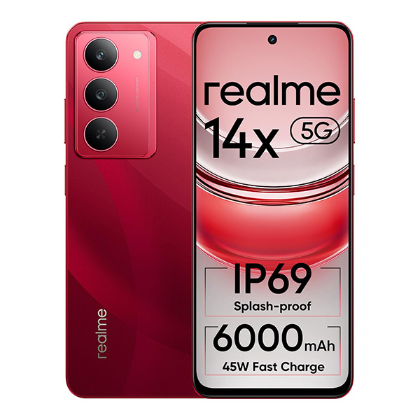 Buy Realme 14X 5G 8GB 128GB Jewel Red Mobile Phone – Vasanth & Co