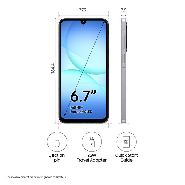 Buy Samsung A17 5G 8GB 256GB A176BZAN Gray Mobiles - Vasanth & Co